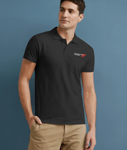 Dodge Challenger Polo T-Shirt (Black)
