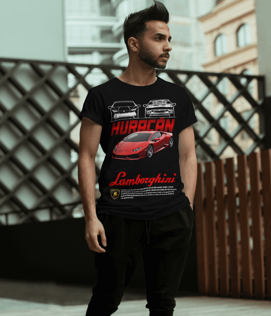 Lamborghini Huracan Blueprint T-Shirt